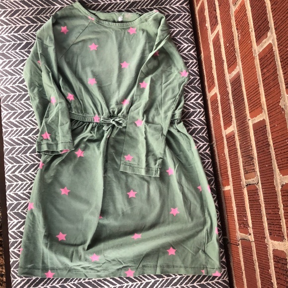 Green and pink gap dress